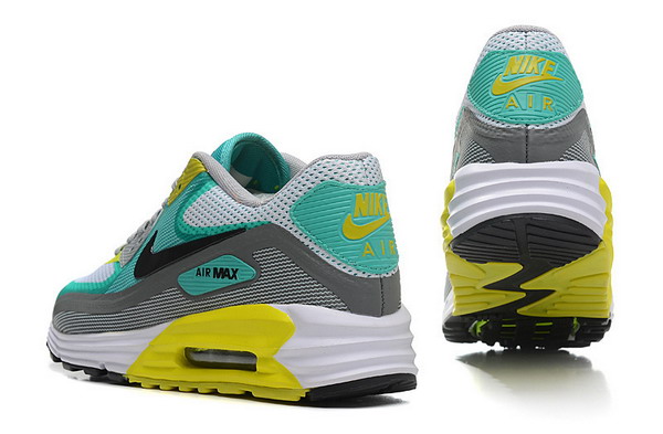 Air Max 90 Lunar C3.0 Mens Shoe White / Turquoise / Grey / Black / Volt